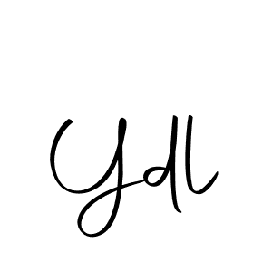 The best way (Autography-DOLnW) to make a short signature is to pick only two or three words in your name. The name Ydl include a total of six letters. For converting this name. Ydl signature style 10 images and pictures png