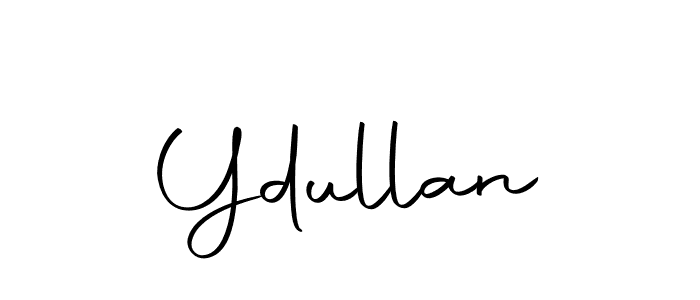 How to make Ydullan name signature. Use Autography-DOLnW style for creating short signs online. This is the latest handwritten sign. Ydullan signature style 10 images and pictures png