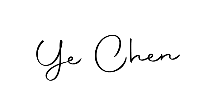 Create a beautiful signature design for name Ye Chen. With this signature (Autography-DOLnW) fonts, you can make a handwritten signature for free. Ye Chen signature style 10 images and pictures png