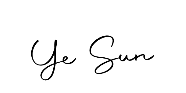 if you are searching for the best signature style for your name Ye Sun. so please give up your signature search. here we have designed multiple signature styles  using Autography-DOLnW. Ye Sun signature style 10 images and pictures png