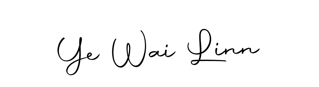 Make a short Ye Wai Linn signature style. Manage your documents anywhere anytime using Autography-DOLnW. Create and add eSignatures, submit forms, share and send files easily. Ye Wai Linn signature style 10 images and pictures png