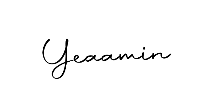 How to Draw Yeaamin signature style? Autography-DOLnW is a latest design signature styles for name Yeaamin. Yeaamin signature style 10 images and pictures png