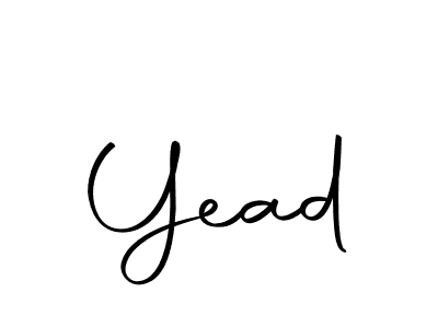 Make a beautiful signature design for name Yead. Use this online signature maker to create a handwritten signature for free. Yead signature style 10 images and pictures png