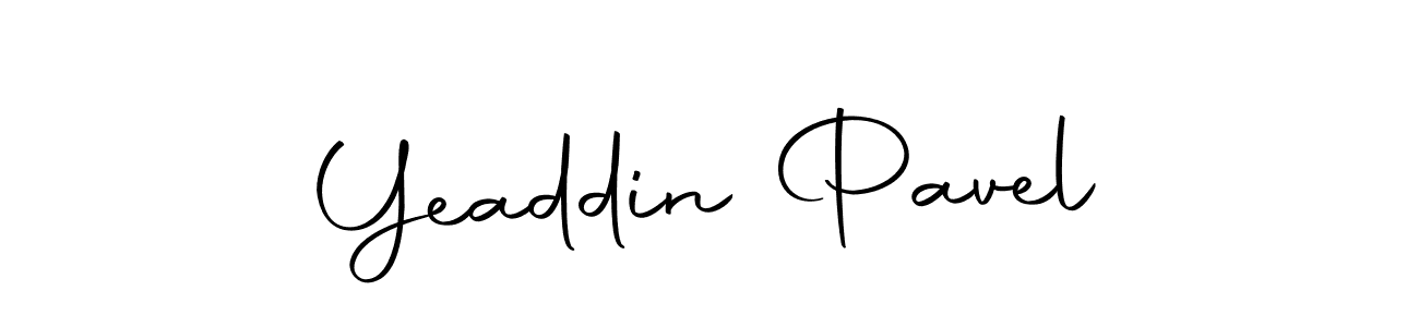 Also we have Yeaddin Pavel name is the best signature style. Create professional handwritten signature collection using Autography-DOLnW autograph style. Yeaddin Pavel signature style 10 images and pictures png