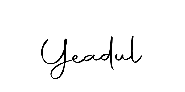 Autography-DOLnW is a professional signature style that is perfect for those who want to add a touch of class to their signature. It is also a great choice for those who want to make their signature more unique. Get Yeadul name to fancy signature for free. Yeadul signature style 10 images and pictures png