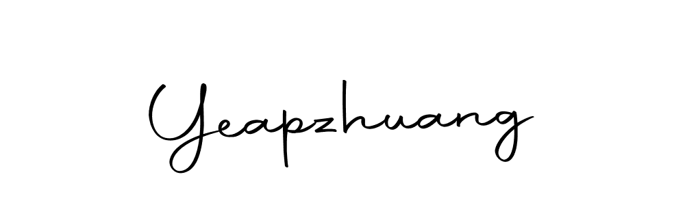 Yeapzhuang stylish signature style. Best Handwritten Sign (Autography-DOLnW) for my name. Handwritten Signature Collection Ideas for my name Yeapzhuang. Yeapzhuang signature style 10 images and pictures png