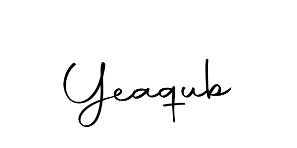 Make a beautiful signature design for name Yeaqub. Use this online signature maker to create a handwritten signature for free. Yeaqub signature style 10 images and pictures png