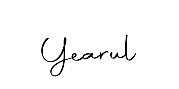 You should practise on your own different ways (Autography-DOLnW) to write your name (Yearul) in signature. don't let someone else do it for you. Yearul signature style 10 images and pictures png