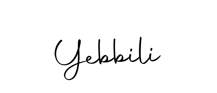 Here are the top 10 professional signature styles for the name Yebbili. These are the best autograph styles you can use for your name. Yebbili signature style 10 images and pictures png