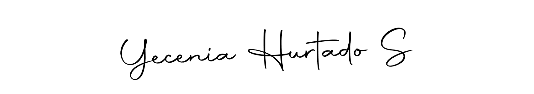Design your own signature with our free online signature maker. With this signature software, you can create a handwritten (Autography-DOLnW) signature for name Yecenia Hurtado S. Yecenia Hurtado S signature style 10 images and pictures png