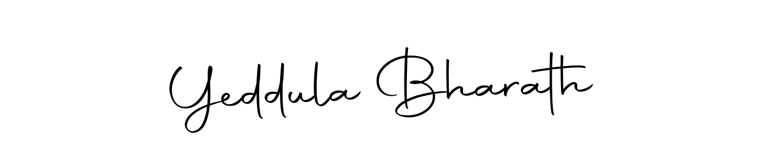 Design your own signature with our free online signature maker. With this signature software, you can create a handwritten (Autography-DOLnW) signature for name Yeddula Bharath. Yeddula Bharath signature style 10 images and pictures png