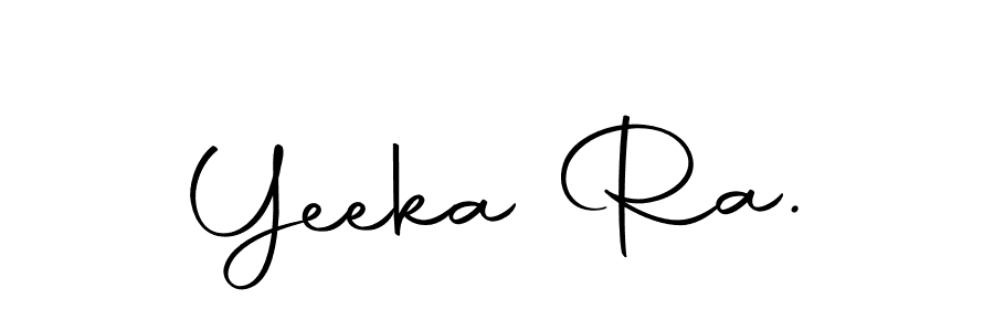 How to make Yeeka Ra. signature? Autography-DOLnW is a professional autograph style. Create handwritten signature for Yeeka Ra. name. Yeeka Ra. signature style 10 images and pictures png