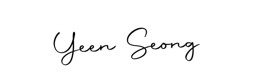 The best way (Autography-DOLnW) to make a short signature is to pick only two or three words in your name. The name Yeen Seong include a total of six letters. For converting this name. Yeen Seong signature style 10 images and pictures png