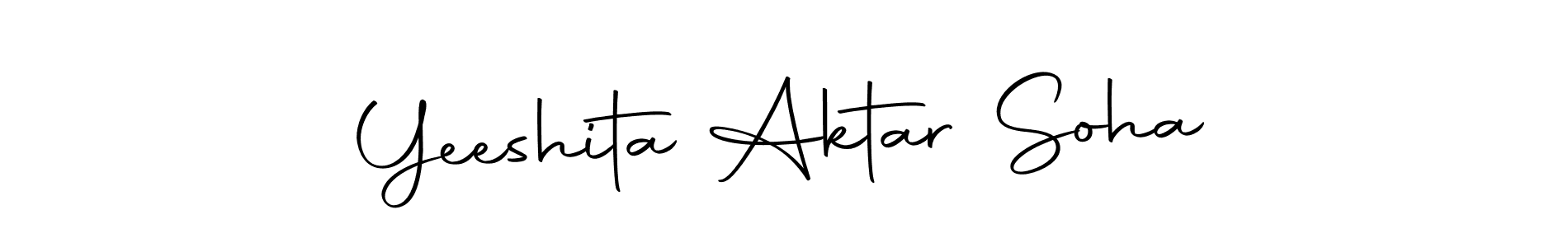 Check out images of Autograph of Yeeshita Aktar Soha name. Actor Yeeshita Aktar Soha Signature Style. Autography-DOLnW is a professional sign style online. Yeeshita Aktar Soha signature style 10 images and pictures png