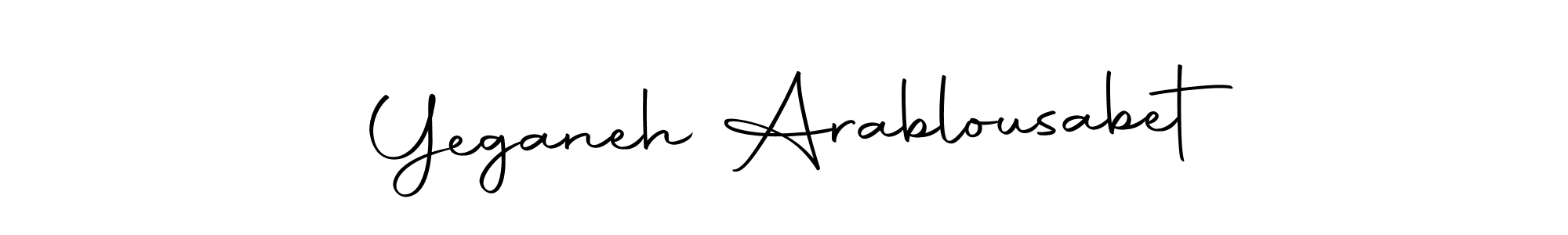 Create a beautiful signature design for name Yeganeh Arablousabet. With this signature (Autography-DOLnW) fonts, you can make a handwritten signature for free. Yeganeh Arablousabet signature style 10 images and pictures png