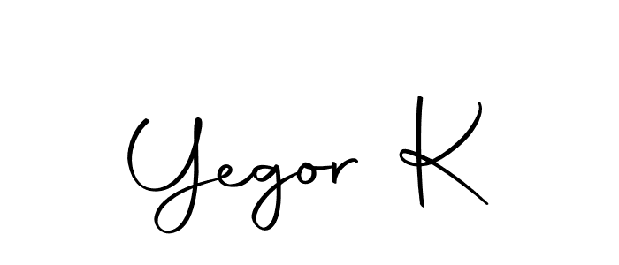 Make a beautiful signature design for name Yegor K. Use this online signature maker to create a handwritten signature for free. Yegor K signature style 10 images and pictures png
