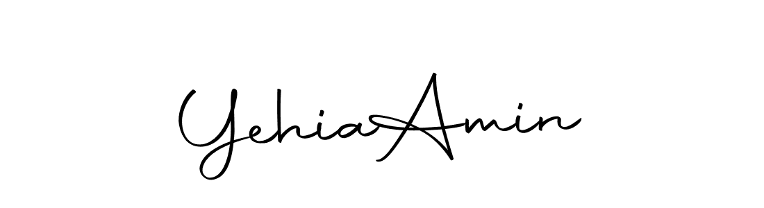 Design your own signature with our free online signature maker. With this signature software, you can create a handwritten (Autography-DOLnW) signature for name Yehia  Amin. Yehia  Amin signature style 10 images and pictures png