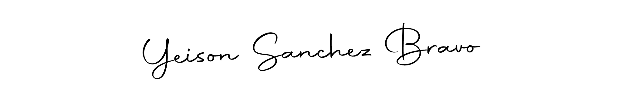 The best way (Autography-DOLnW) to make a short signature is to pick only two or three words in your name. The name Yeison Sanchez Bravo include a total of six letters. For converting this name. Yeison Sanchez Bravo signature style 10 images and pictures png