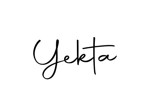 Similarly Autography-DOLnW is the best handwritten signature design. Signature creator online .You can use it as an online autograph creator for name Yekta. Yekta signature style 10 images and pictures png