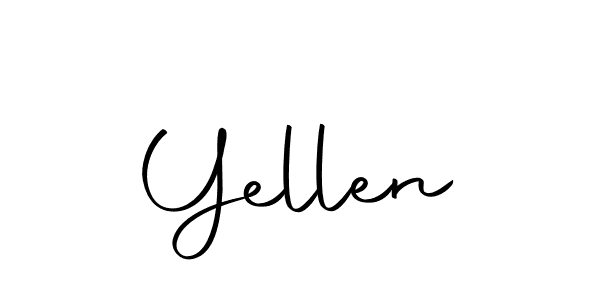 if you are searching for the best signature style for your name Yellen. so please give up your signature search. here we have designed multiple signature styles  using Autography-DOLnW. Yellen signature style 10 images and pictures png