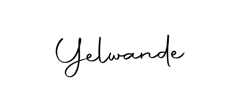 Make a short Yelwande signature style. Manage your documents anywhere anytime using Autography-DOLnW. Create and add eSignatures, submit forms, share and send files easily. Yelwande signature style 10 images and pictures png