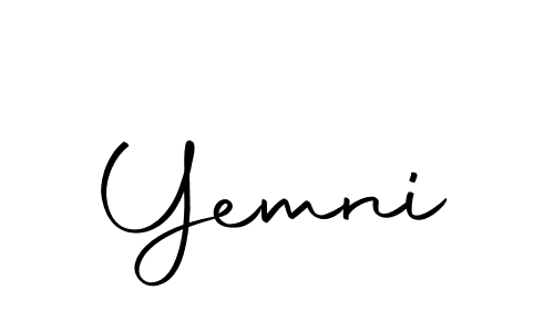 Also we have Yemni name is the best signature style. Create professional handwritten signature collection using Autography-DOLnW autograph style. Yemni signature style 10 images and pictures png