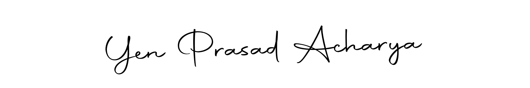 Make a beautiful signature design for name Yen Prasad Acharya. Use this online signature maker to create a handwritten signature for free. Yen Prasad Acharya signature style 10 images and pictures png