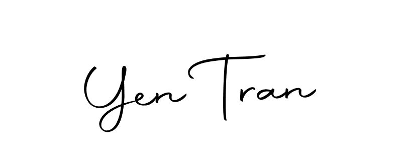 This is the best signature style for the Yen Tran name. Also you like these signature font (Autography-DOLnW). Mix name signature. Yen Tran signature style 10 images and pictures png