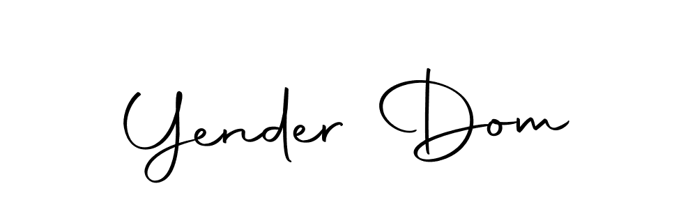 Here are the top 10 professional signature styles for the name Yender Dom. These are the best autograph styles you can use for your name. Yender Dom signature style 10 images and pictures png