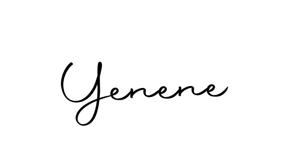 Yenene stylish signature style. Best Handwritten Sign (Autography-DOLnW) for my name. Handwritten Signature Collection Ideas for my name Yenene. Yenene signature style 10 images and pictures png