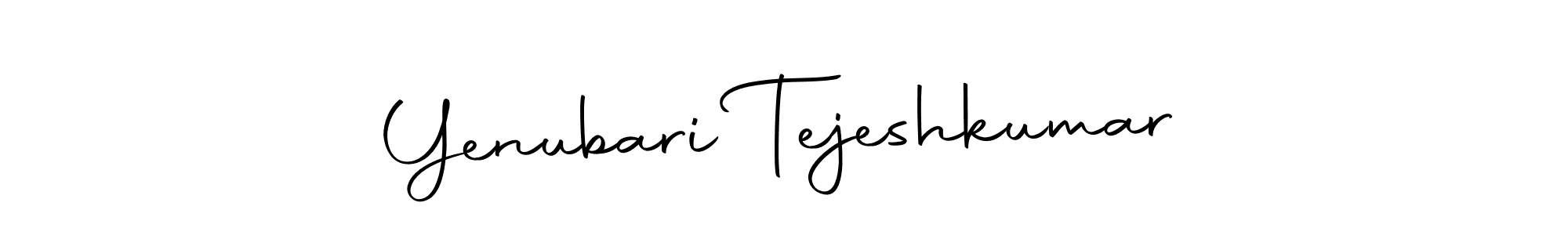 Here are the top 10 professional signature styles for the name Yenubari Tejeshkumar. These are the best autograph styles you can use for your name. Yenubari Tejeshkumar signature style 10 images and pictures png