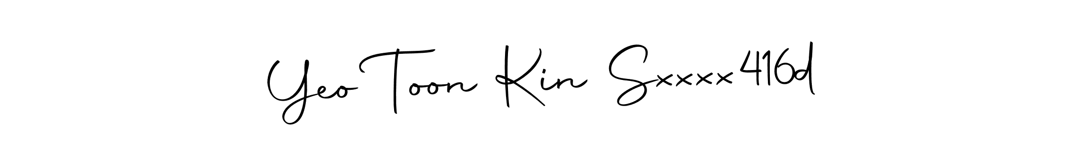 Yeo Toon Kin Sxxxx416d stylish signature style. Best Handwritten Sign (Autography-DOLnW) for my name. Handwritten Signature Collection Ideas for my name Yeo Toon Kin Sxxxx416d. Yeo Toon Kin Sxxxx416d signature style 10 images and pictures png