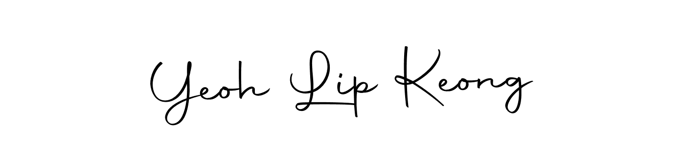 Make a beautiful signature design for name Yeoh Lip Keong. With this signature (Autography-DOLnW) style, you can create a handwritten signature for free. Yeoh Lip Keong signature style 10 images and pictures png