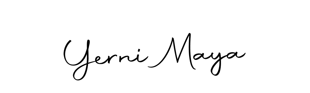 Yerni Maya stylish signature style. Best Handwritten Sign (Autography-DOLnW) for my name. Handwritten Signature Collection Ideas for my name Yerni Maya. Yerni Maya signature style 10 images and pictures png