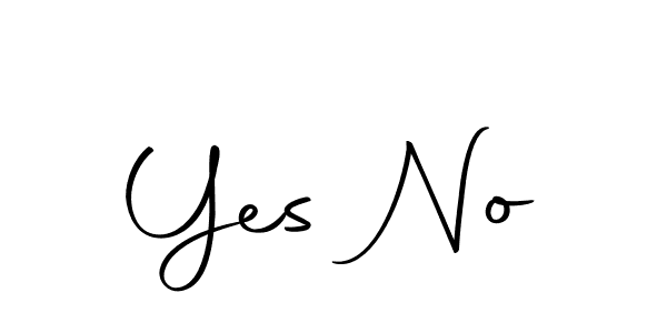 Also we have Yes No name is the best signature style. Create professional handwritten signature collection using Autography-DOLnW autograph style. Yes No signature style 10 images and pictures png