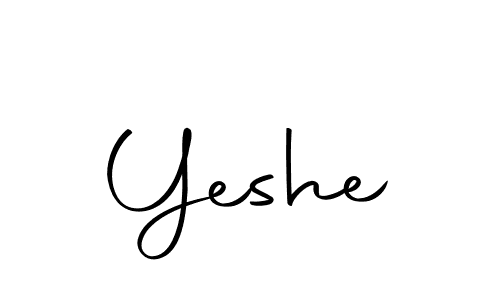 Use a signature maker to create a handwritten signature online. With this signature software, you can design (Autography-DOLnW) your own signature for name Yeshe. Yeshe signature style 10 images and pictures png