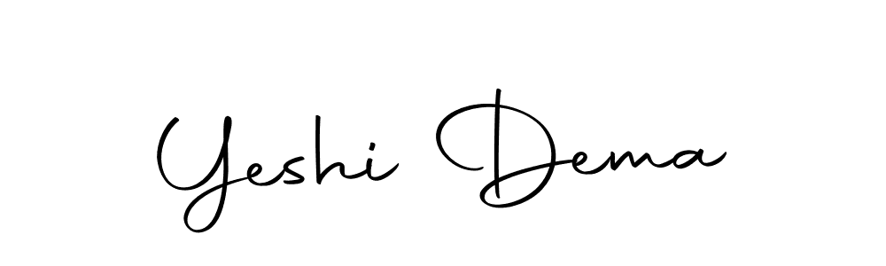 Similarly Autography-DOLnW is the best handwritten signature design. Signature creator online .You can use it as an online autograph creator for name Yeshi Dema. Yeshi Dema signature style 10 images and pictures png