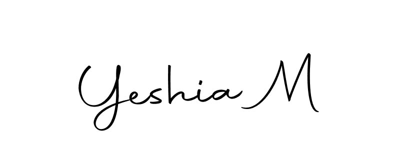 Make a short Yeshia M signature style. Manage your documents anywhere anytime using Autography-DOLnW. Create and add eSignatures, submit forms, share and send files easily. Yeshia M signature style 10 images and pictures png