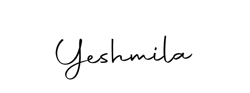 You should practise on your own different ways (Autography-DOLnW) to write your name (Yeshmila) in signature. don't let someone else do it for you. Yeshmila signature style 10 images and pictures png