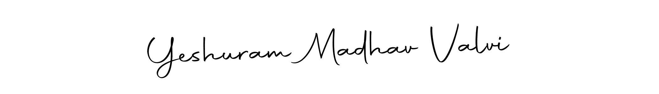 This is the best signature style for the Yeshuram Madhav Valvi name. Also you like these signature font (Autography-DOLnW). Mix name signature. Yeshuram Madhav Valvi signature style 10 images and pictures png