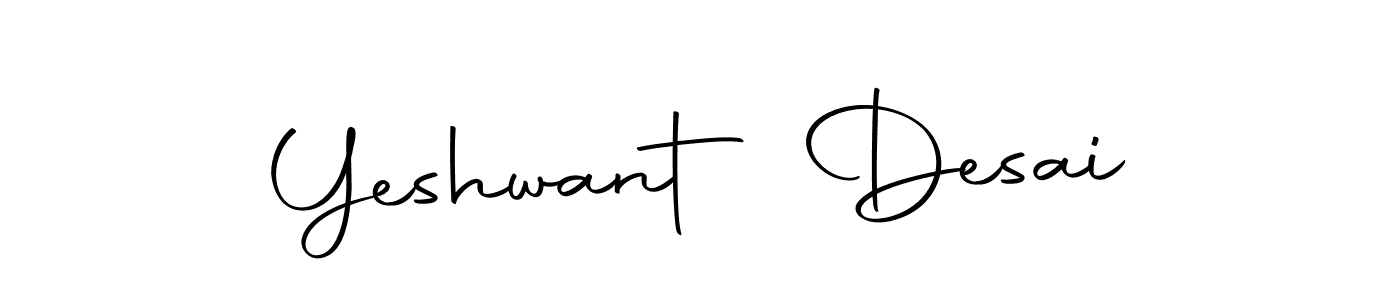 Design your own signature with our free online signature maker. With this signature software, you can create a handwritten (Autography-DOLnW) signature for name Yeshwant Desai. Yeshwant Desai signature style 10 images and pictures png