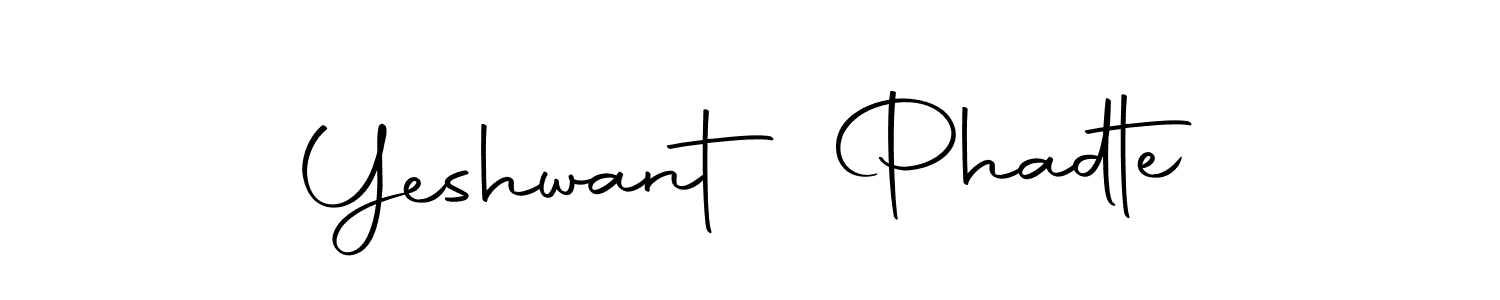 You can use this online signature creator to create a handwritten signature for the name Yeshwant Phadte. This is the best online autograph maker. Yeshwant Phadte signature style 10 images and pictures png