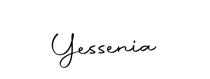 Make a beautiful signature design for name Yessenia. With this signature (Autography-DOLnW) style, you can create a handwritten signature for free. Yessenia signature style 10 images and pictures png