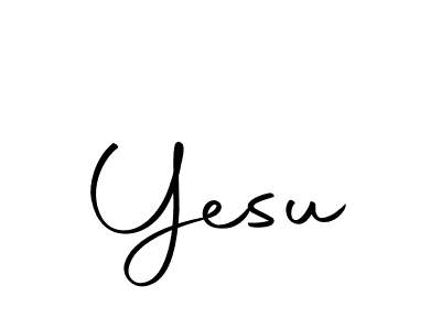 You should practise on your own different ways (Autography-DOLnW) to write your name (Yesu) in signature. don't let someone else do it for you. Yesu signature style 10 images and pictures png
