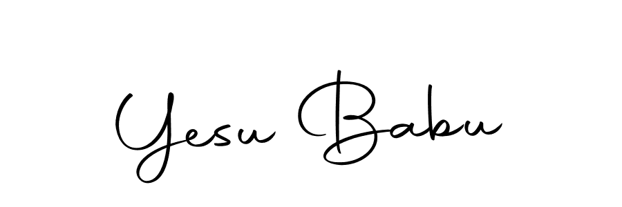 Create a beautiful signature design for name Yesu Babu. With this signature (Autography-DOLnW) fonts, you can make a handwritten signature for free. Yesu Babu signature style 10 images and pictures png