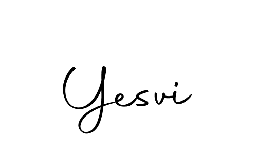 You can use this online signature creator to create a handwritten signature for the name Yesvi. This is the best online autograph maker. Yesvi signature style 10 images and pictures png