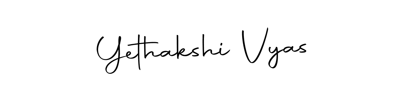 Design your own signature with our free online signature maker. With this signature software, you can create a handwritten (Autography-DOLnW) signature for name Yethakshi Vyas. Yethakshi Vyas signature style 10 images and pictures png