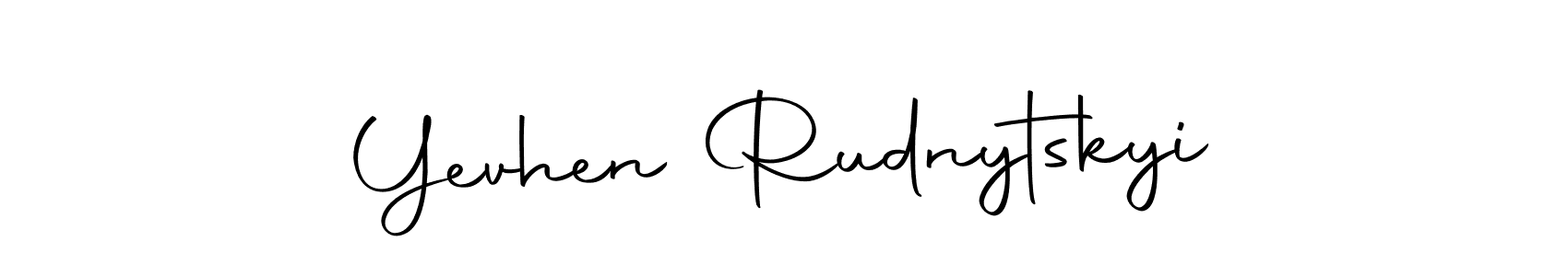 The best way (Autography-DOLnW) to make a short signature is to pick only two or three words in your name. The name Yevhen Rudnytskyi include a total of six letters. For converting this name. Yevhen Rudnytskyi signature style 10 images and pictures png