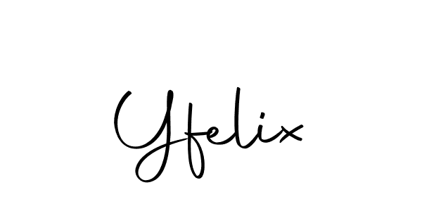 Use a signature maker to create a handwritten signature online. With this signature software, you can design (Autography-DOLnW) your own signature for name Yfelix. Yfelix signature style 10 images and pictures png