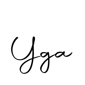 Make a beautiful signature design for name Yga. With this signature (Autography-DOLnW) style, you can create a handwritten signature for free. Yga signature style 10 images and pictures png